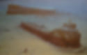 Drawing of Edmund Fitzgerald shipwreck site